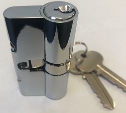 CommandeX Pin Cylinder for Security Door Keyed Alike